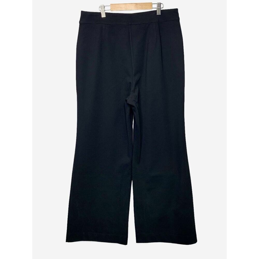 Chico Black Label Flare Pull-On Pants Womens Size Large SHORT Black NWT $139 - Picture 9 of 11